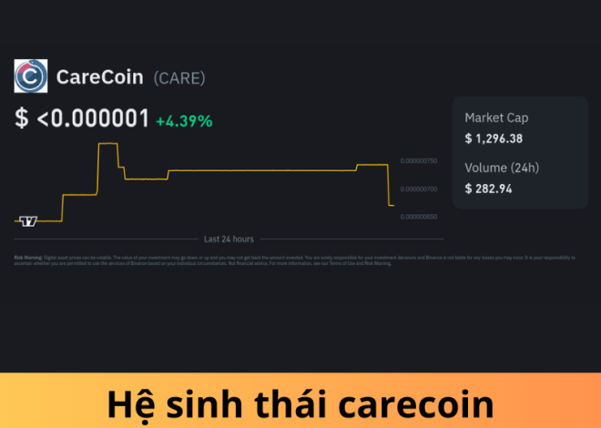 Hệ sinh thái carecoin: Sức mạnh của dữ liệu và blockchain